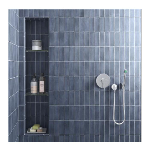 Imperial Cali Porcelain Tile Blue Glossy 2.5" x 8"