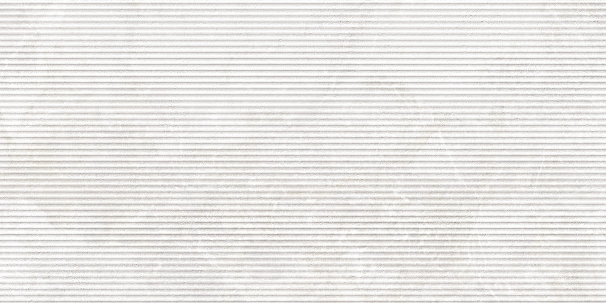 Serene 24x48 Undulated Deco Cloud porcelain tile
