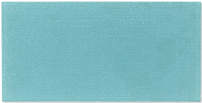 azure 6"x12" Rectangle Cascade Glass Tile
