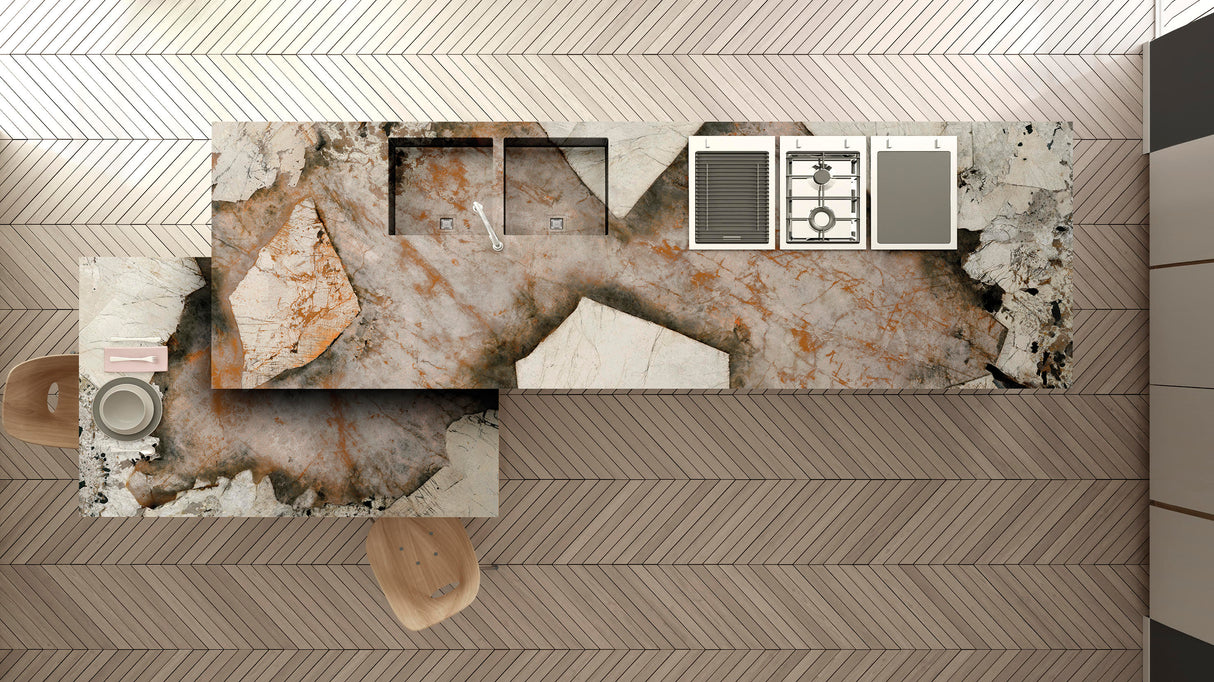Top Precious Marble Slab countertop
