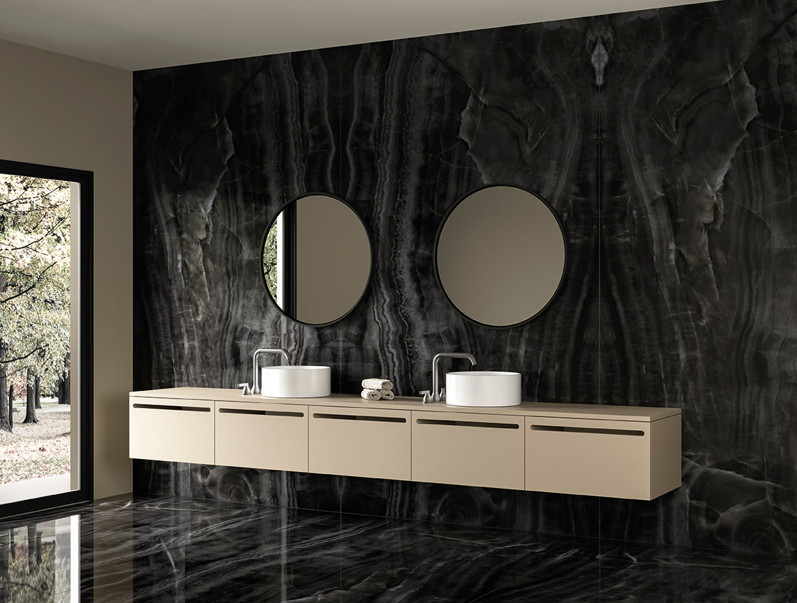 Onice Nero Slab Glossy