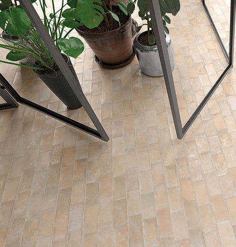 sand Cottage Brick Porcelain Tile 2.7x5.5