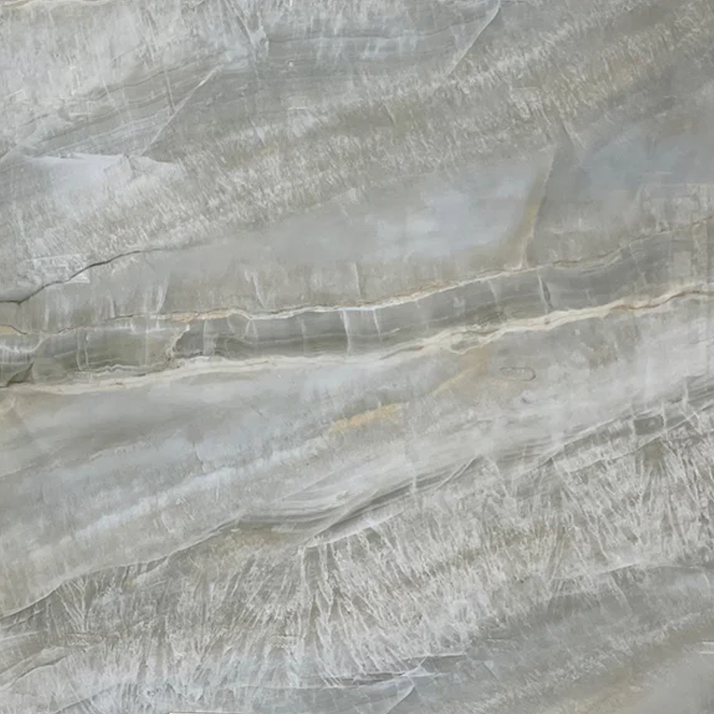 Glam Green polished porcelain slab 64x126
