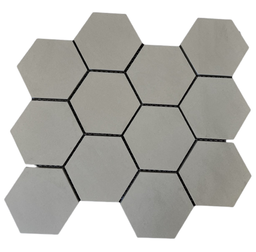 Lumina 3" Hex Matte Mosaic mocha