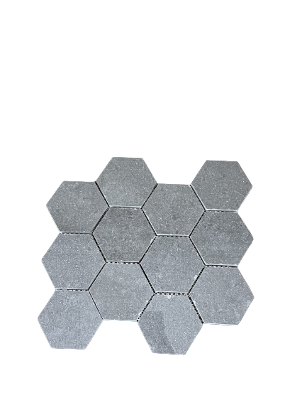 Lumina 3" Hex Matte Mosaic blanco