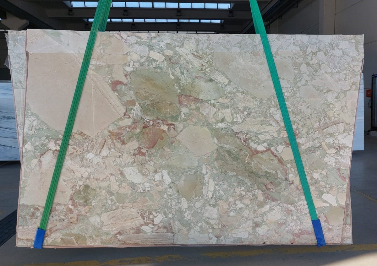 Botticelli Marble Honed 76.77" x 119.29" Natural Stone slab