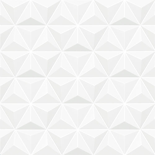 Origami Matte Hexagon Wall Tile 9" x 10 1/2"