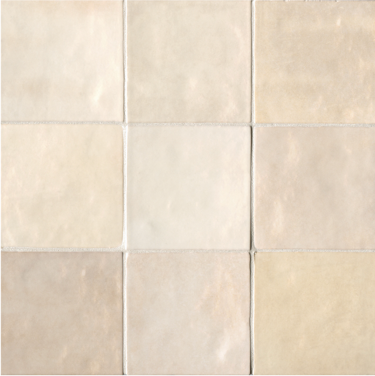 Cloe Ceramic Tile in Creme 5x5