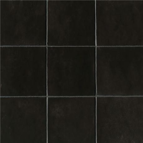 Cloe Ceramic Tile in Black 5x5