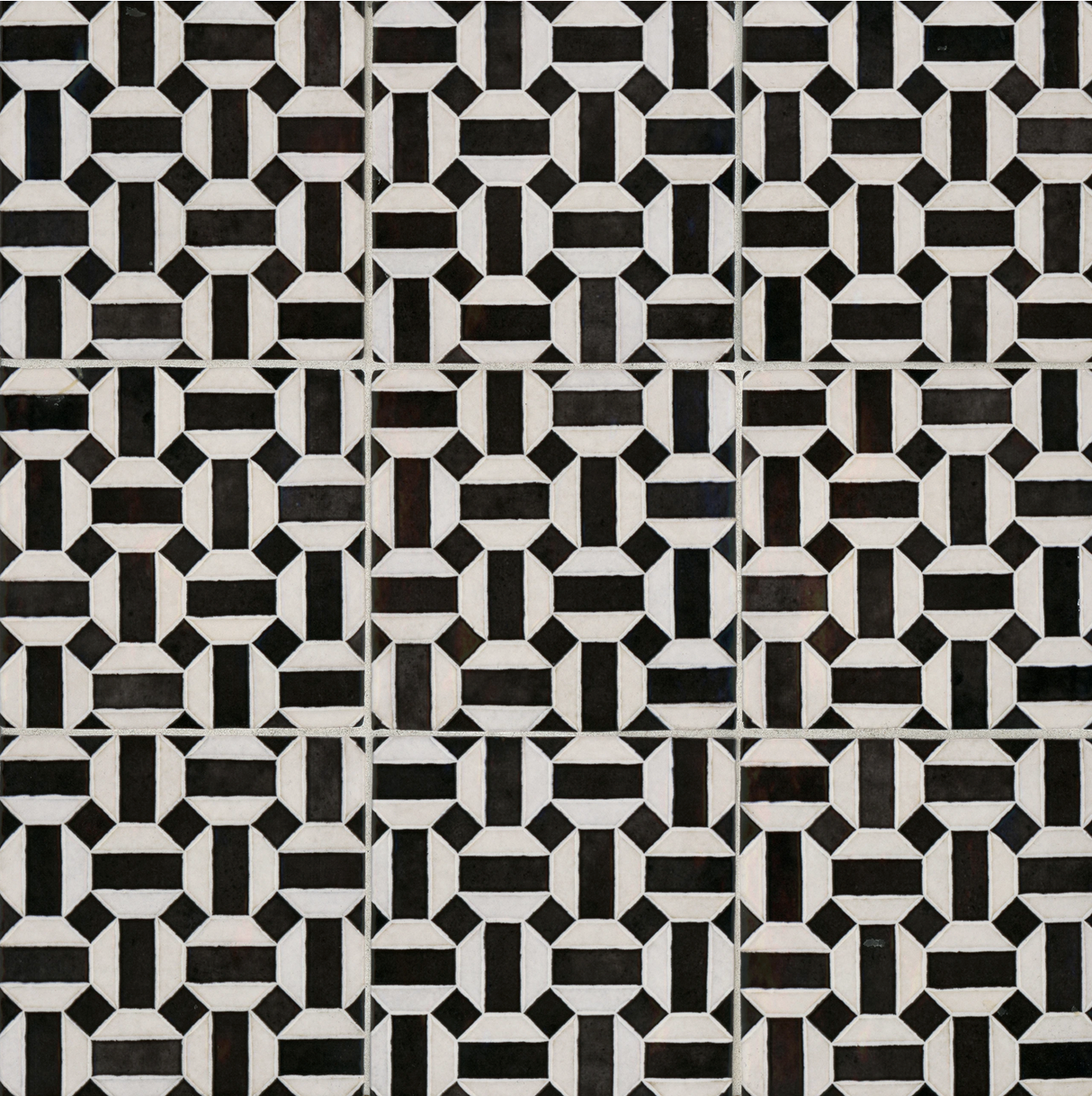 Cloe Ceramic Tile in Loire Decorative Pattern