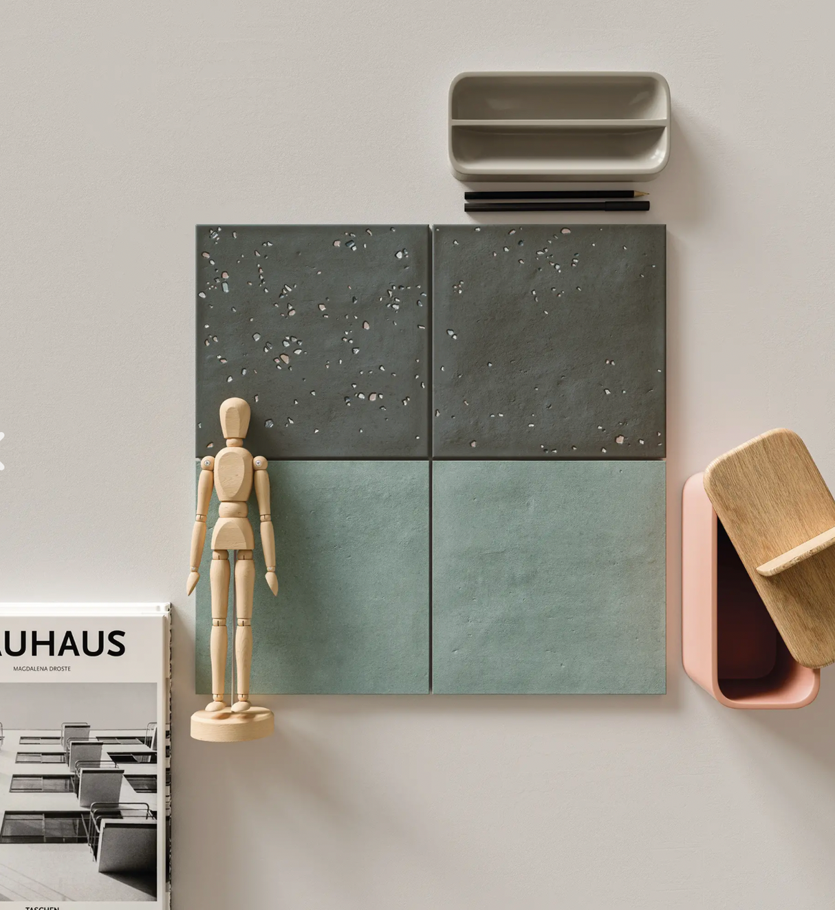 Stardust Teal Matte 6x6 wall tile