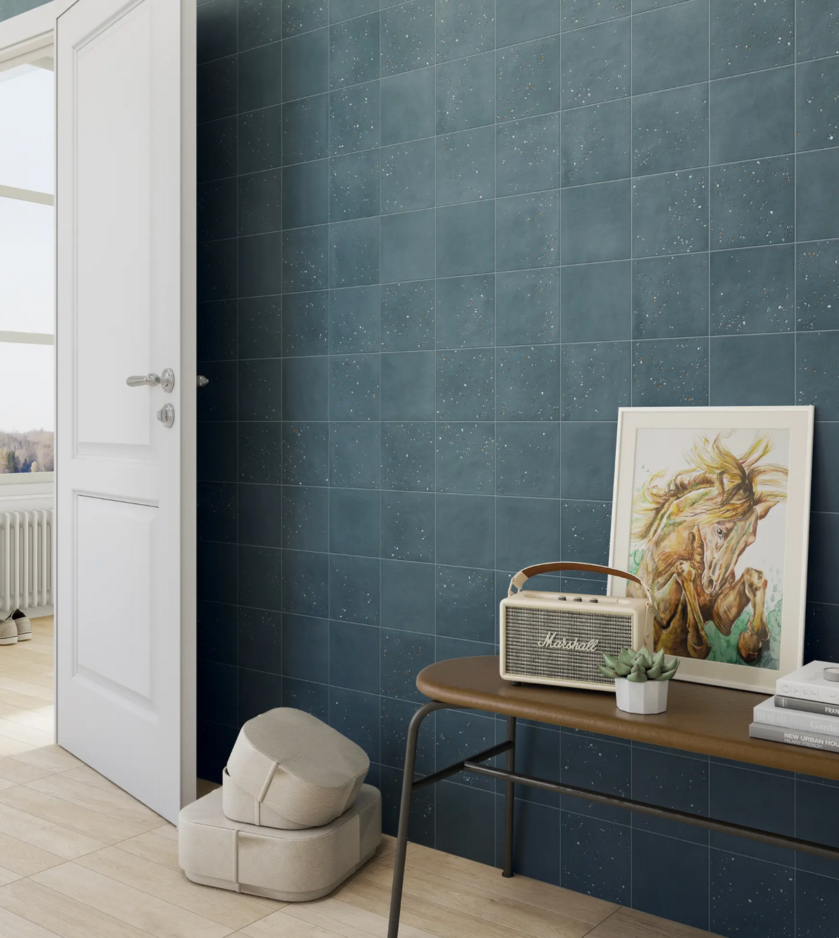 Stardust Ocean Matte 6x6 wall tile