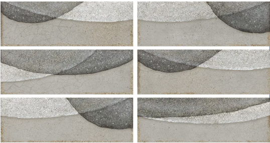 Pottery Cosmic Grey Matte Subway 2x6 tile
