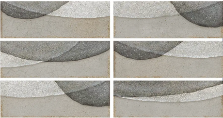 Pottery Cosmic Grey Matte Subway 2x6 tile