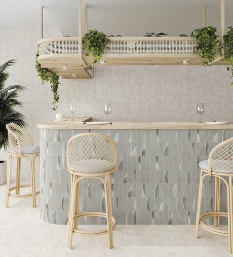 Pottery Cosmic Grey Matte Subway 2x6 backsplash tile