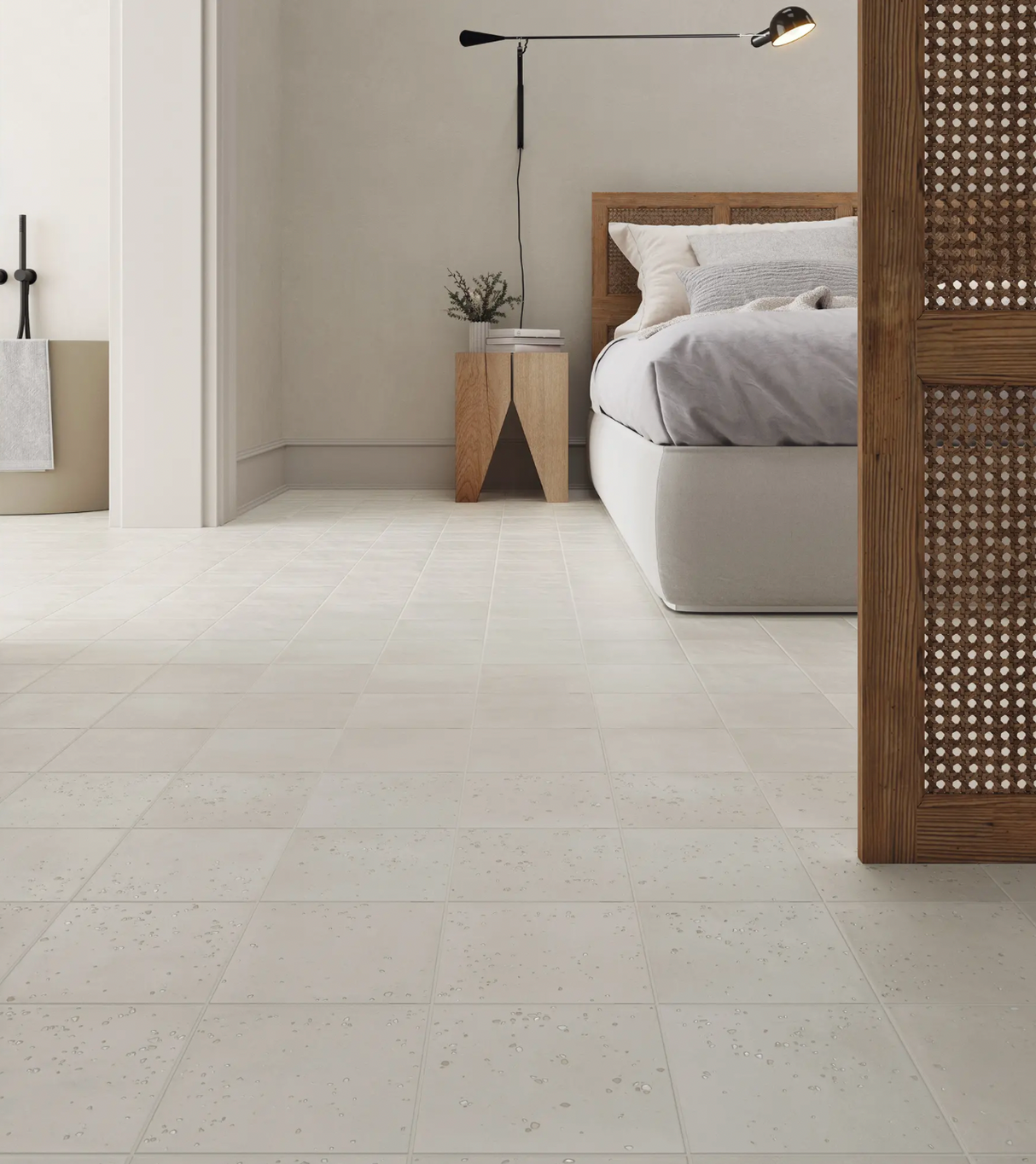 Stardust - Ivory Matte 6x6 floor tile