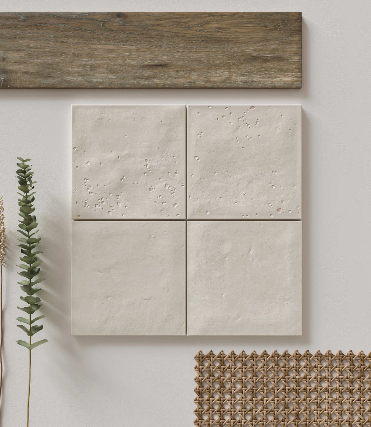 Stardust - Ivory Matte 6x6 wall tiles