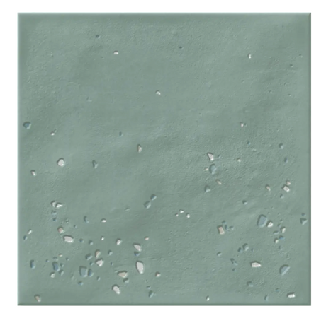 teal wall tile Stardust Pebbles Teal Matte 6x6