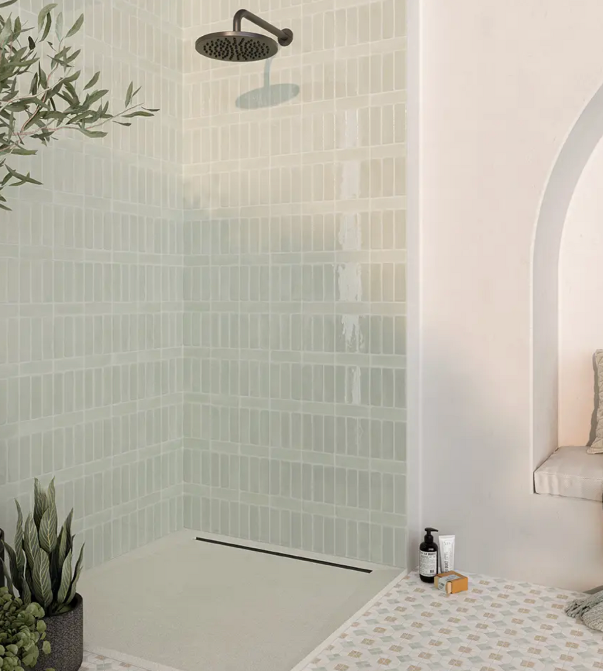 Rebels Gloss Sage 2x6 wall tile