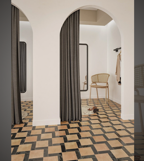 Bejmat Ebony Gloss Subway 2x6 floor tiles