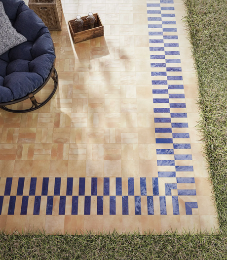 Bejmat Square Tan Matte 6x6 floor tile