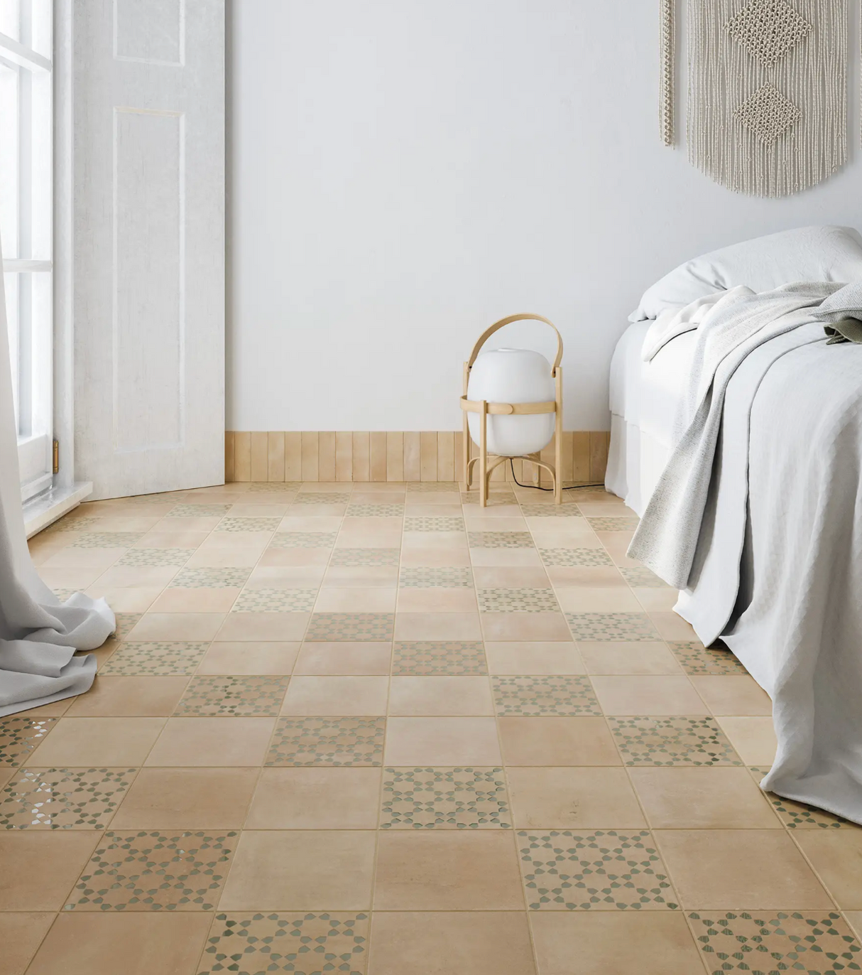Bejmat Decor Biscuit Lake Matte 6x6 floor tile
