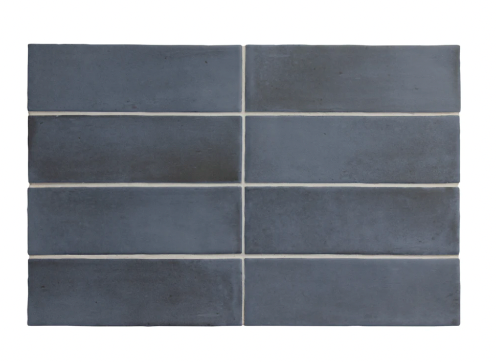 Soco Blue Matte Porcelain Tile 2x6