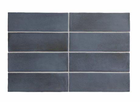 Soco Blue Matte Porcelain Tile 2x6