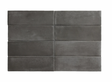 Soco Black Matte Porcelain tile 2x6