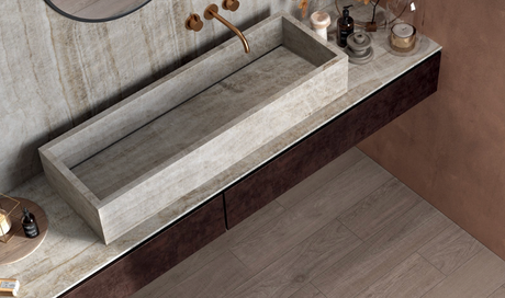 Taj Mahal Beige Slab kitchen sink