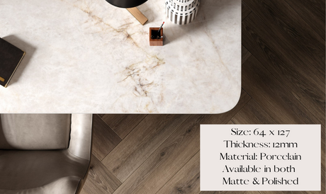Crystal Matte Slab table