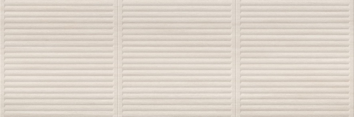 Soleil Geometric Tile Matte White 12x36