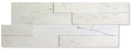alabaster honed wall tile Precipice Panel Dimensional Wall Tile