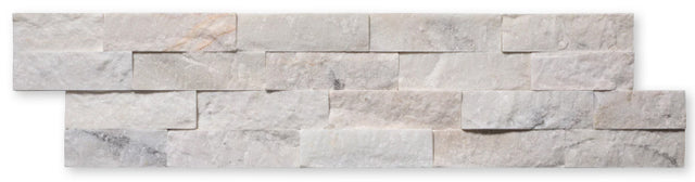 alabaster Ledger Panel Split Face Textured Wall Tile