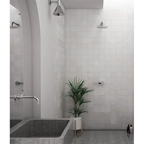 cloe white 5x5 tile glossy