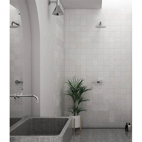 cloe white 5x5 tile glossy