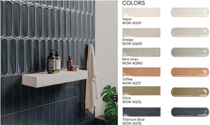 aquarelle ceramic field tile colors