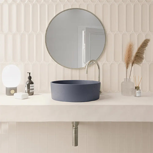 aquarelle ceramic field tile vapor rounded