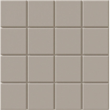 ash Raster Porcelain Tile Grids Matte 6x6