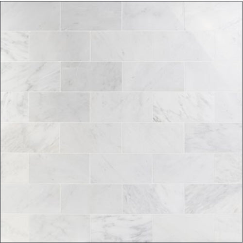 Asian Statuary Marble Polished 6x12 kitchen wall tile