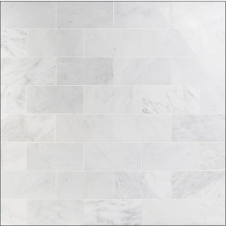 Asian Statuary Marble Polished 6x12 kitchen wall tile