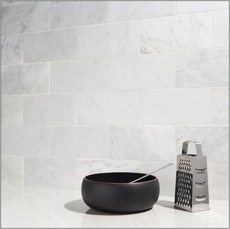 Asian Statuary Marble Polished 6x12 wall tile