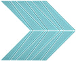azure wall tile Palms Gloss Glass Mosaic Tile