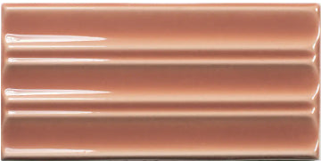 coral Fayenza Ceramic Belt Gloss 2.5x5