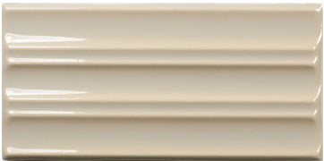 greige Fayenza Ceramic Belt Gloss 2.5x5