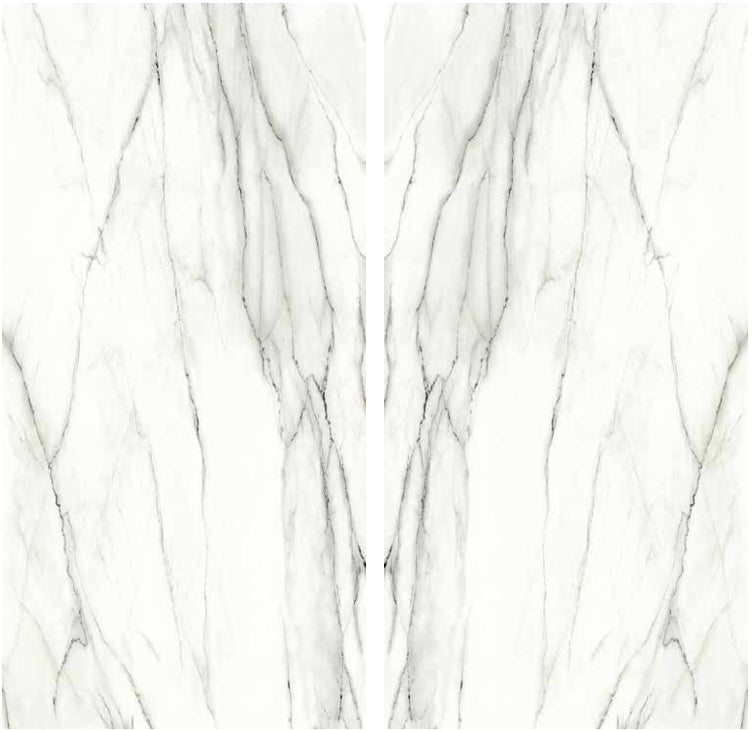 Bianco Laguna Porcelain Slab Matte bookmatch