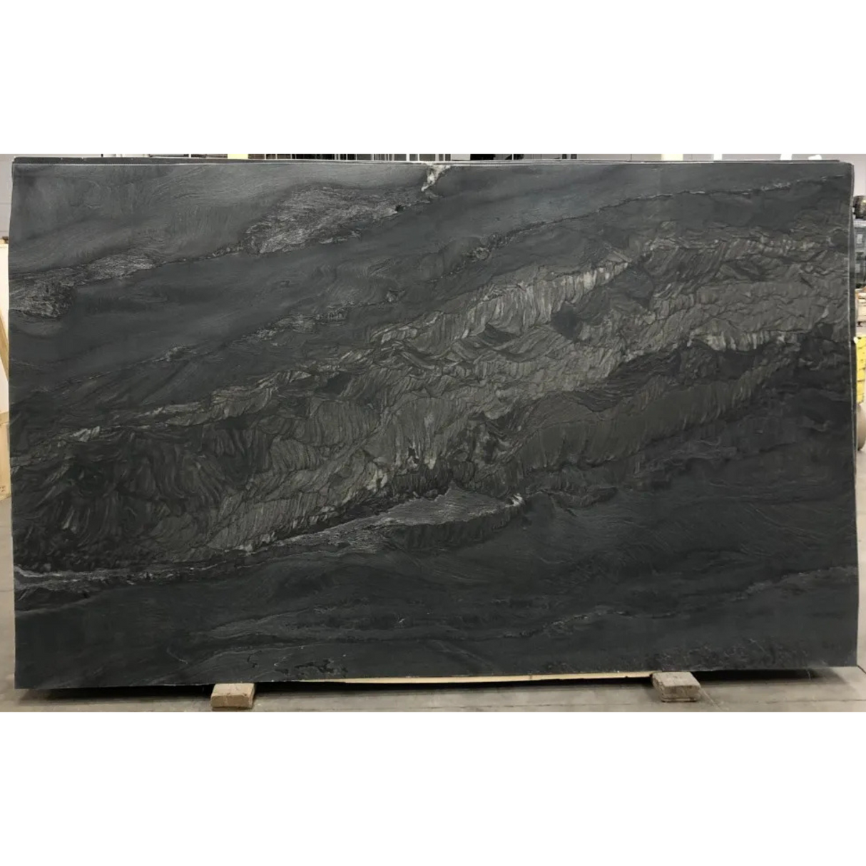 Black Tempest Quartzite Leathered Slab