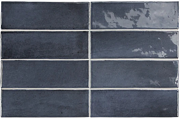 Cali Porcelain Tiles Glossy 2.5" x 8"