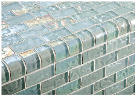 burning ash V Cap Strip Lava Mosaic Trim Finish