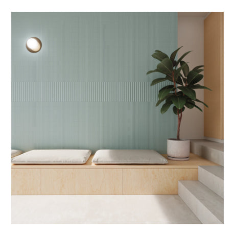 twin peaks ceramic matte tile 3x12 celadon